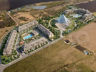 На Алтае запроектировали микрорайон с таунхаусами, термальными купелями и пирамидой